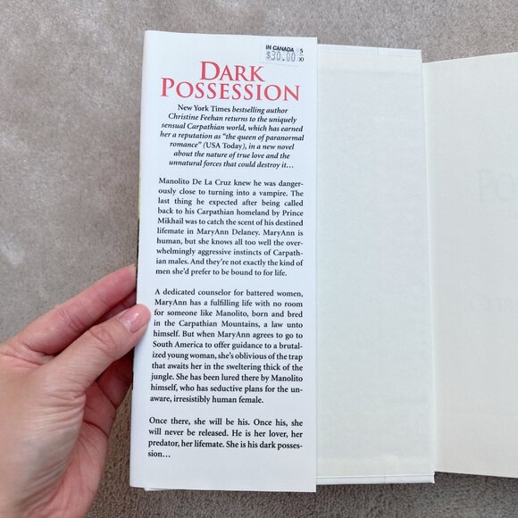Dark Possession by Christine Feehan | Hardcover Book - Picture 2 of 4